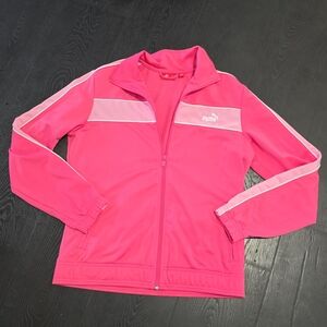 Puma Fuchsia and Light Pink Zip-Up Jacket